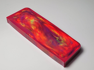 Red/Orange Aurora Opal - Slab